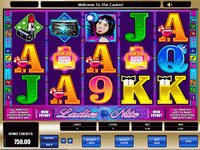 Ladies Nite is a 5 reel, 9-payline, Microgaming Video Slot. It features a wild and scatter symbol, multiplier, free spin, and has a maximum jackpot win of 10,000 coins. >>> Play Ladies Nite Slots Here